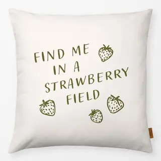 Kissen Find me in a strawberry field