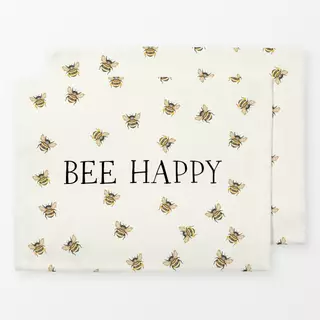 Tischset Bee Happy Bienenliebe