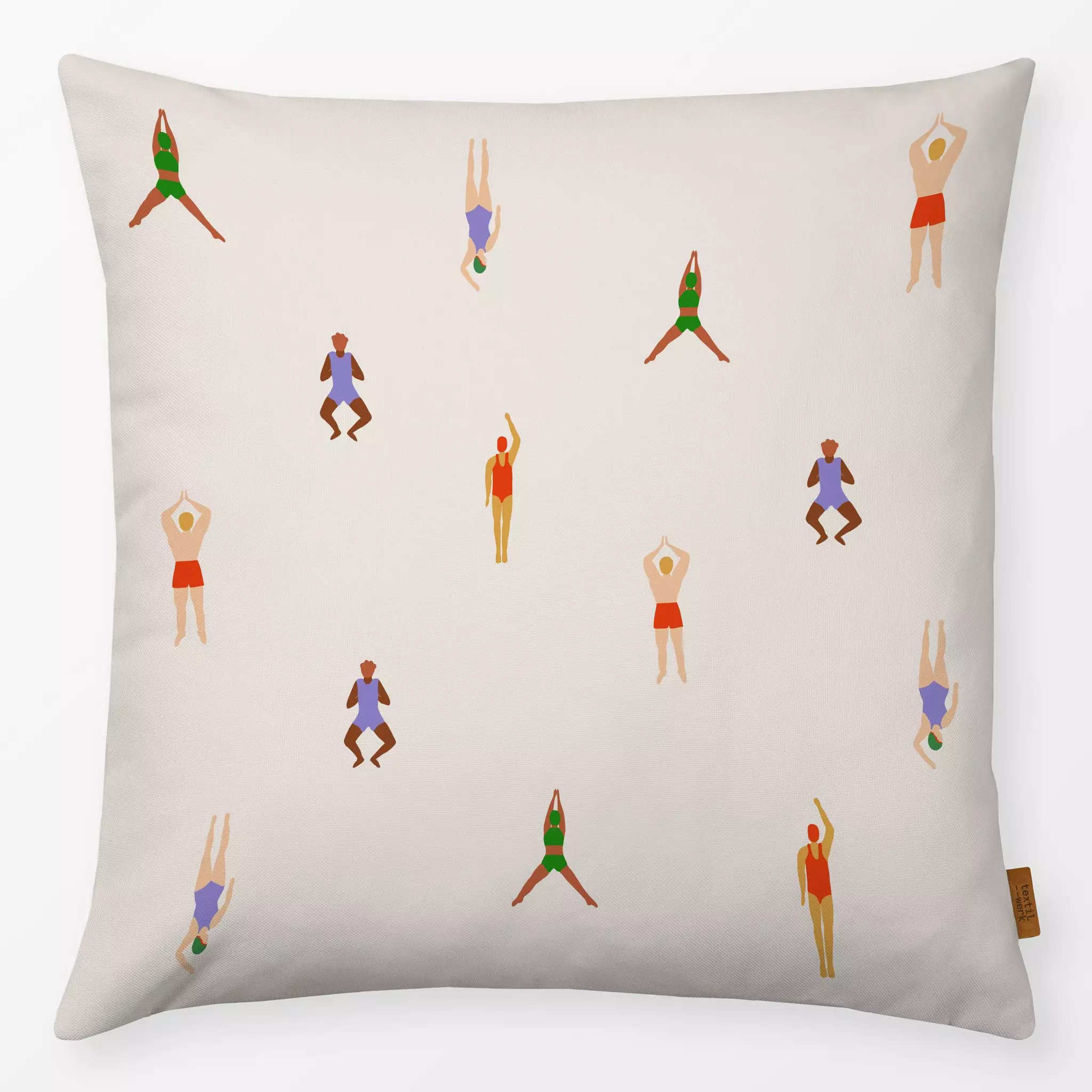Kissen Kissen Schwimmen Muster 1