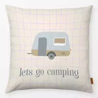 Kissen Lets go camping caravan