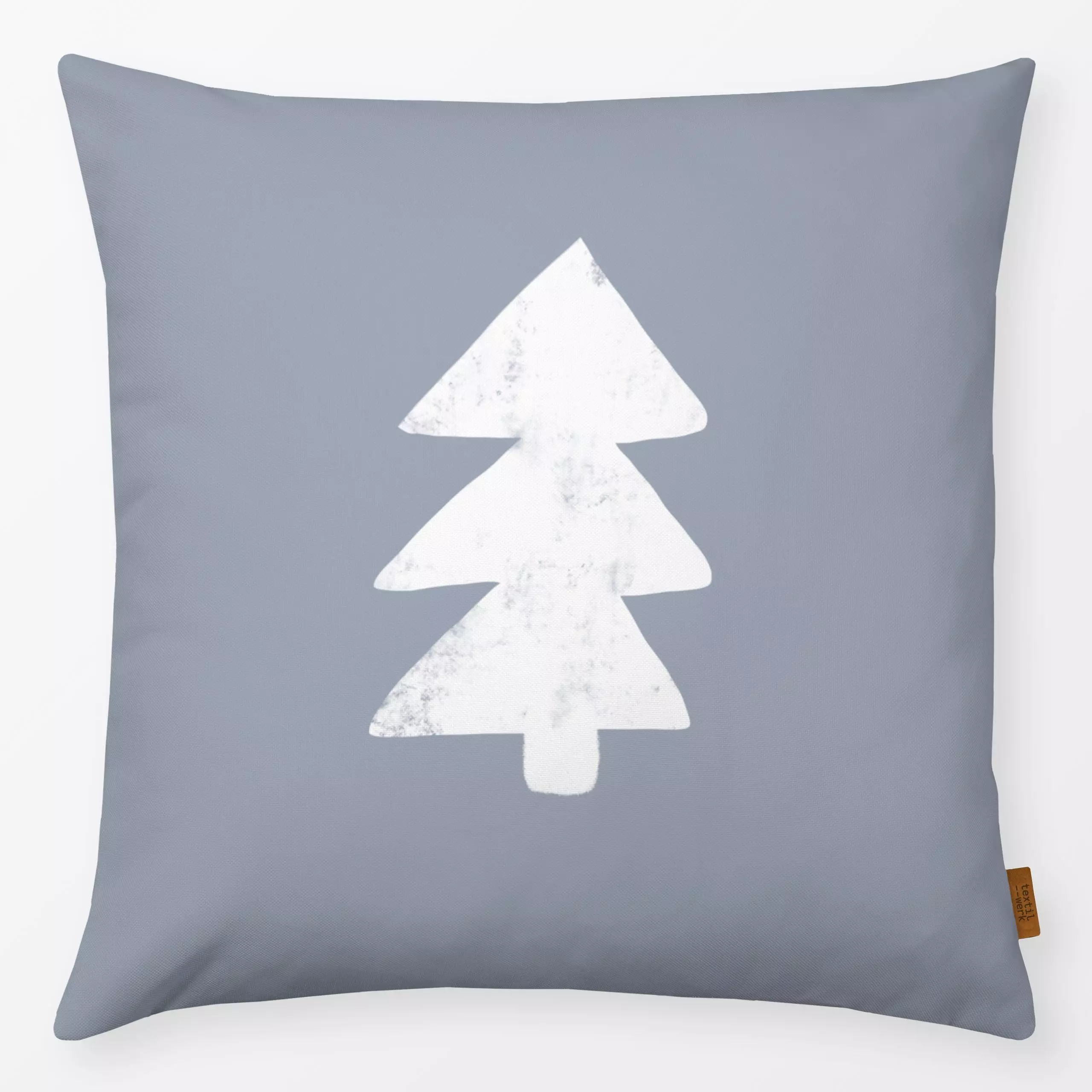 Kissen Nordic Christmas Tree - Weihnachten, Winter, Pflanzen & Botanik - von „Studio ROSAGRAU"; minimal