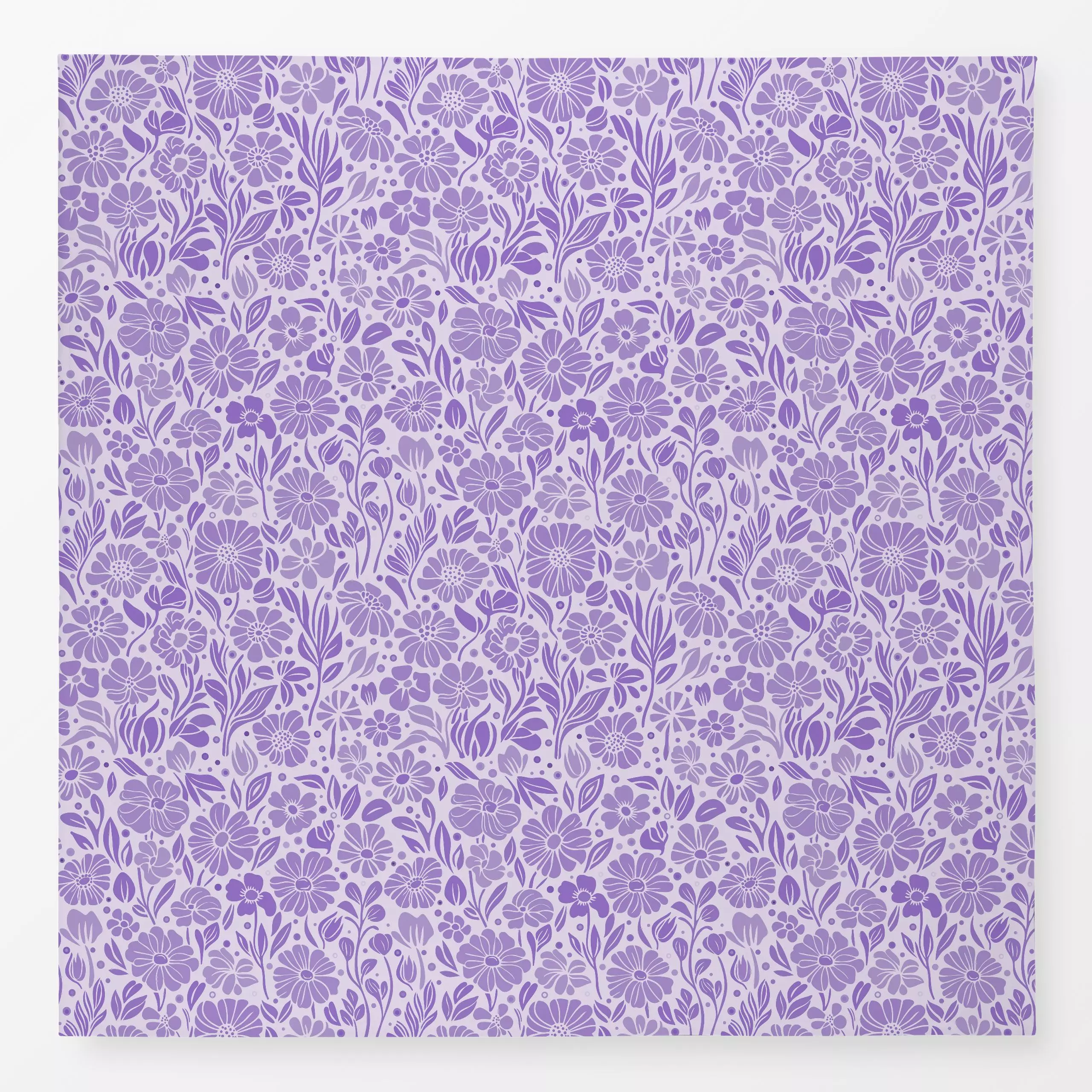 Tischdecke Endless Summer Purple - Blumen & Florales, Pflanzen & Botanik - von „Andrea Haase"; Natur, Sommerblumen, Sommer, ...