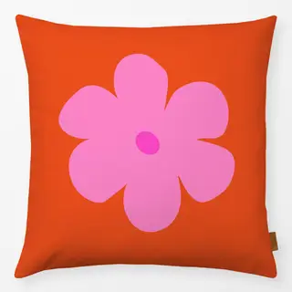 Kissen Blumenmuster Sommer Pink