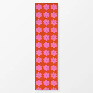 Tischläufer Blumenmuster Sommer Pink