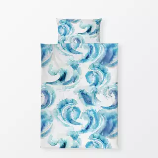 Bettwäsche Meer Wellen Ozean Blau