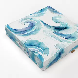 Bodenkissen Meer Wellen Ozean Blau