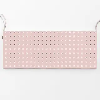 Bankauflage Blümchen Beige Rosa
