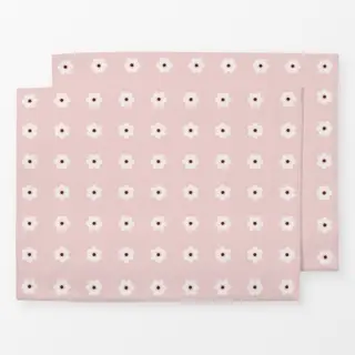 Tischset Blümchen Beige Rosa