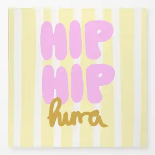 Tischdecke Hip Hip Hurra