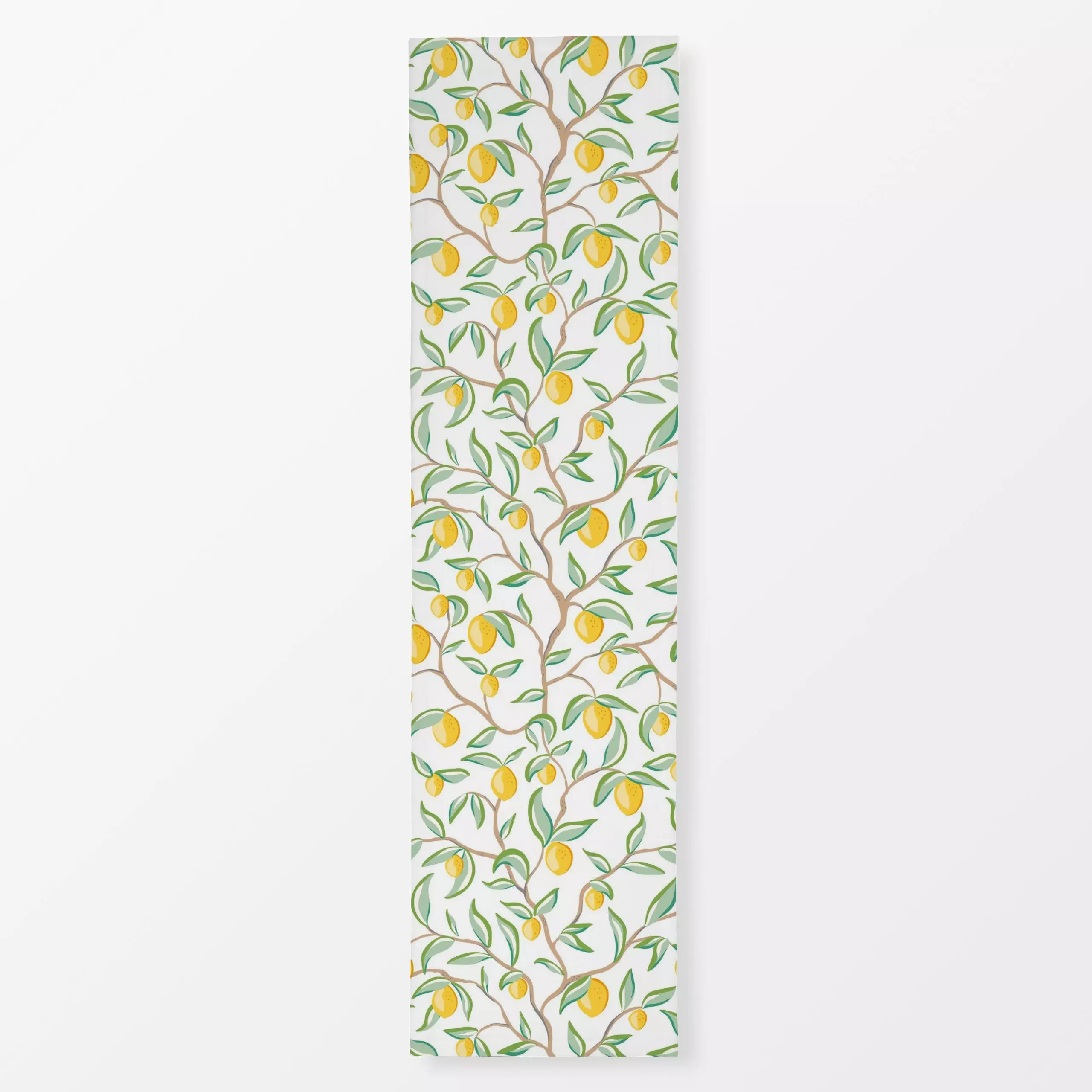 Tischläufer lemon branches - Sommer - von „Vivian Hasenclever"; Zitrone, Sommer, gelb, outdoor, Zitrusfrucht, Italien, grun,...