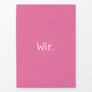 Geschirrtücher Wir pink