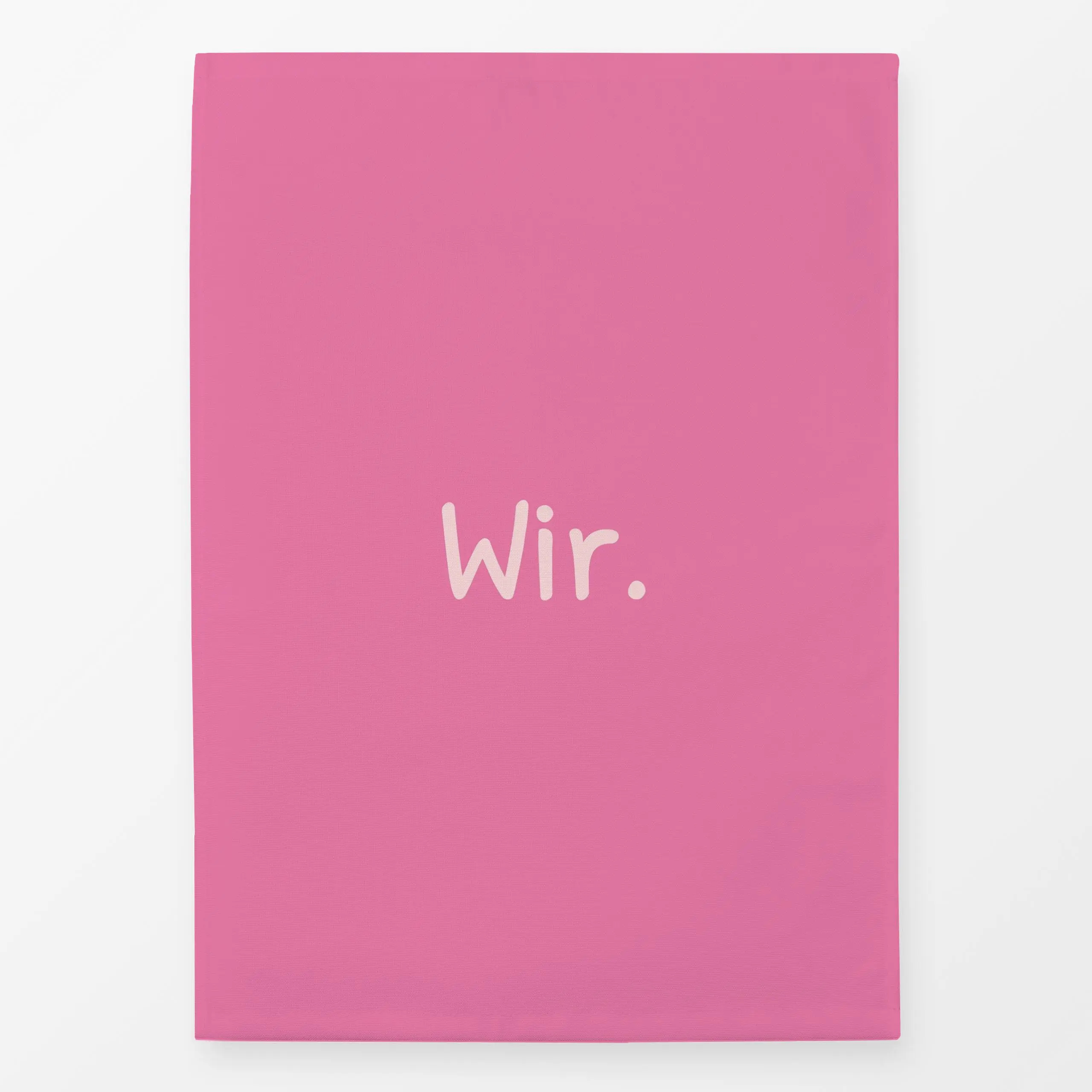 Geschirrtücher Wir pink - Liebe, Romantik & Pride, Sprüche & Schriftzüge, Anlässe - von „Karen Menzenbach"; Paare, Hochzeit,...