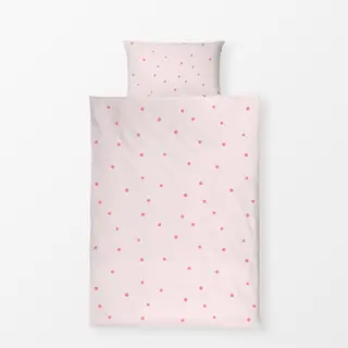Bettwäsche Punkte Polka Dots Rosa