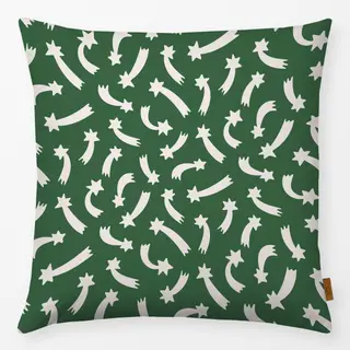 Kissen Sternschnuppen Beige Grün