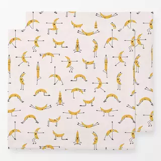 Servietten Banana Yoga