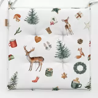 Sitzkissen Cozy Cottage Winter