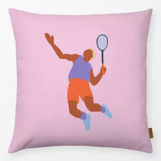 Kissen Badminton Player 1