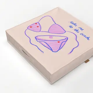 Bodenkissen Summer Bikini