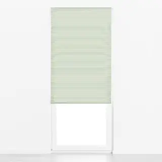 Raffrollo Streifenmuster weiss gruen