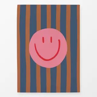 Geschirrtuch Smile Stripes blau