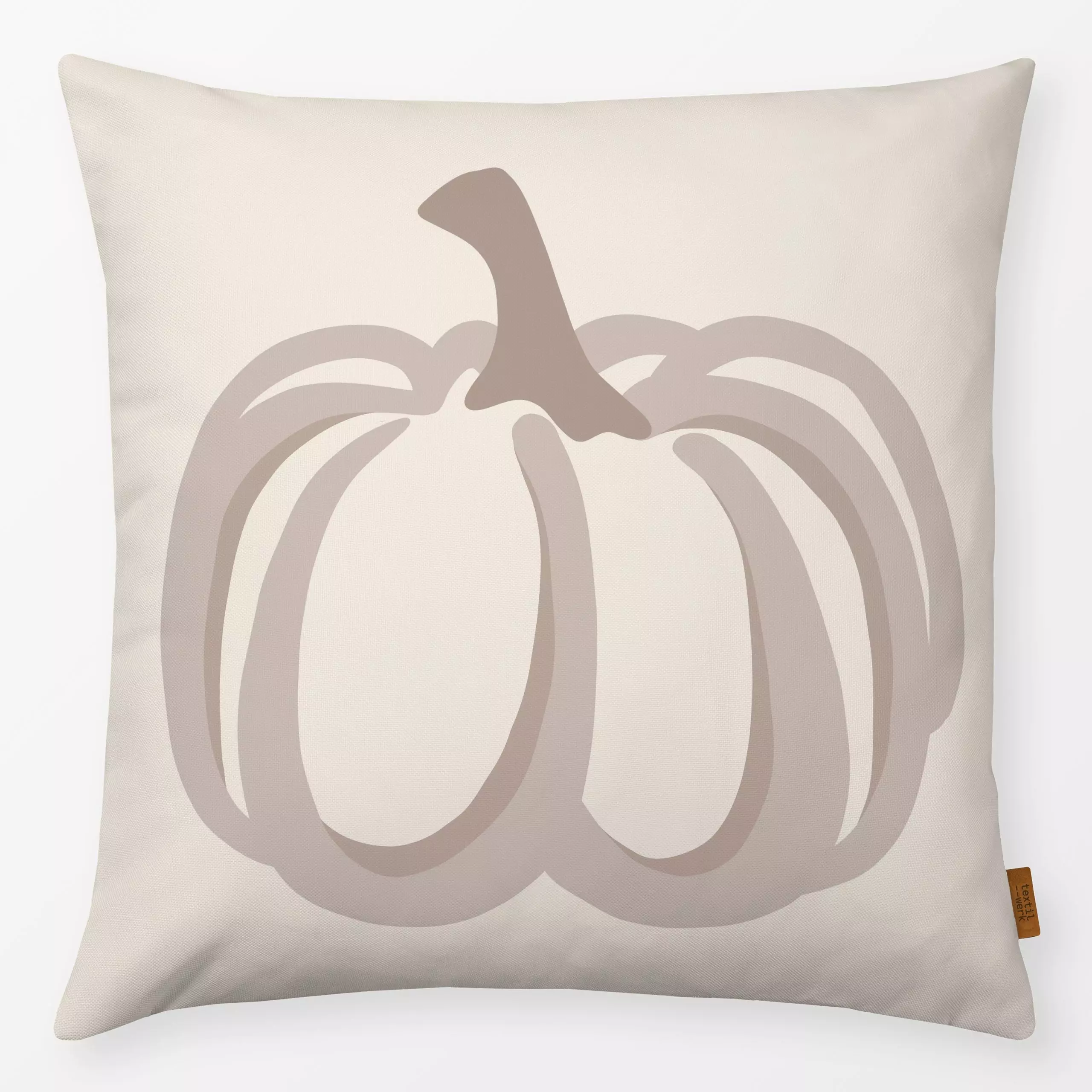 Kissen Kürbis Pumpkin beige - Herbst - von „Studio Kesse"; Garten, Herbst, landhaus, Herbstdeko, Ernte, herbstlich, Pumpkin,...