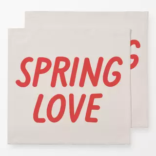 Servietten Spring Love