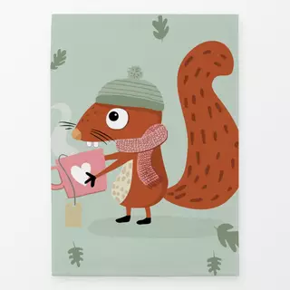 Geschirrtücher Eichhörnchen mint