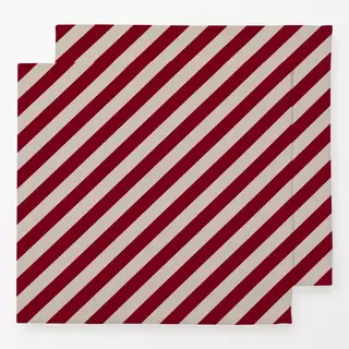 Servietten Diagonal Stripes berry