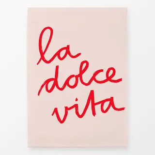 Geschirrtücher La Dolce Vita Rot Wendekissen