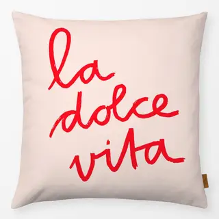 Kissen La Dolce Vita Rot Wendekissen