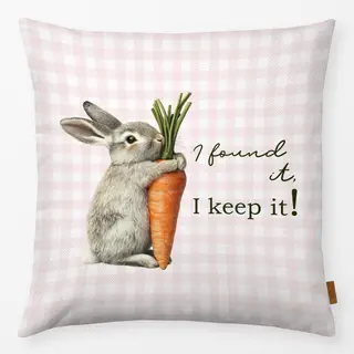Kissen Ich behalte meine Möhre