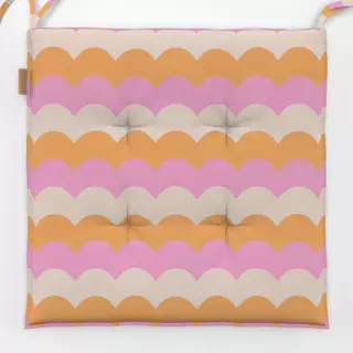 Sitzkissen Retro Zickzack Wellen Muster