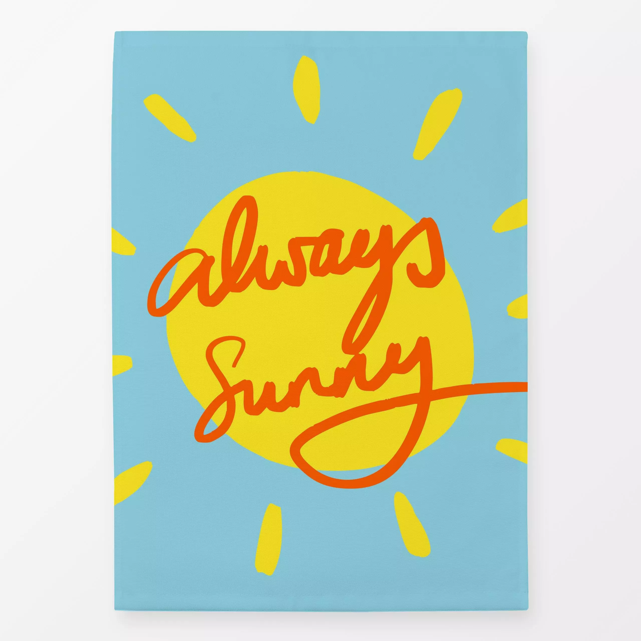 Geschirrtücher Always Sunny 1 - Sommer, Sprüche & Schriftzüge, Symbole & Muster - von „Studio Memb"; Sonne, Sommer, typograf...