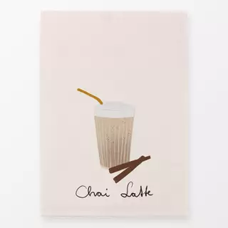 Geschirrtuch Chai Latte