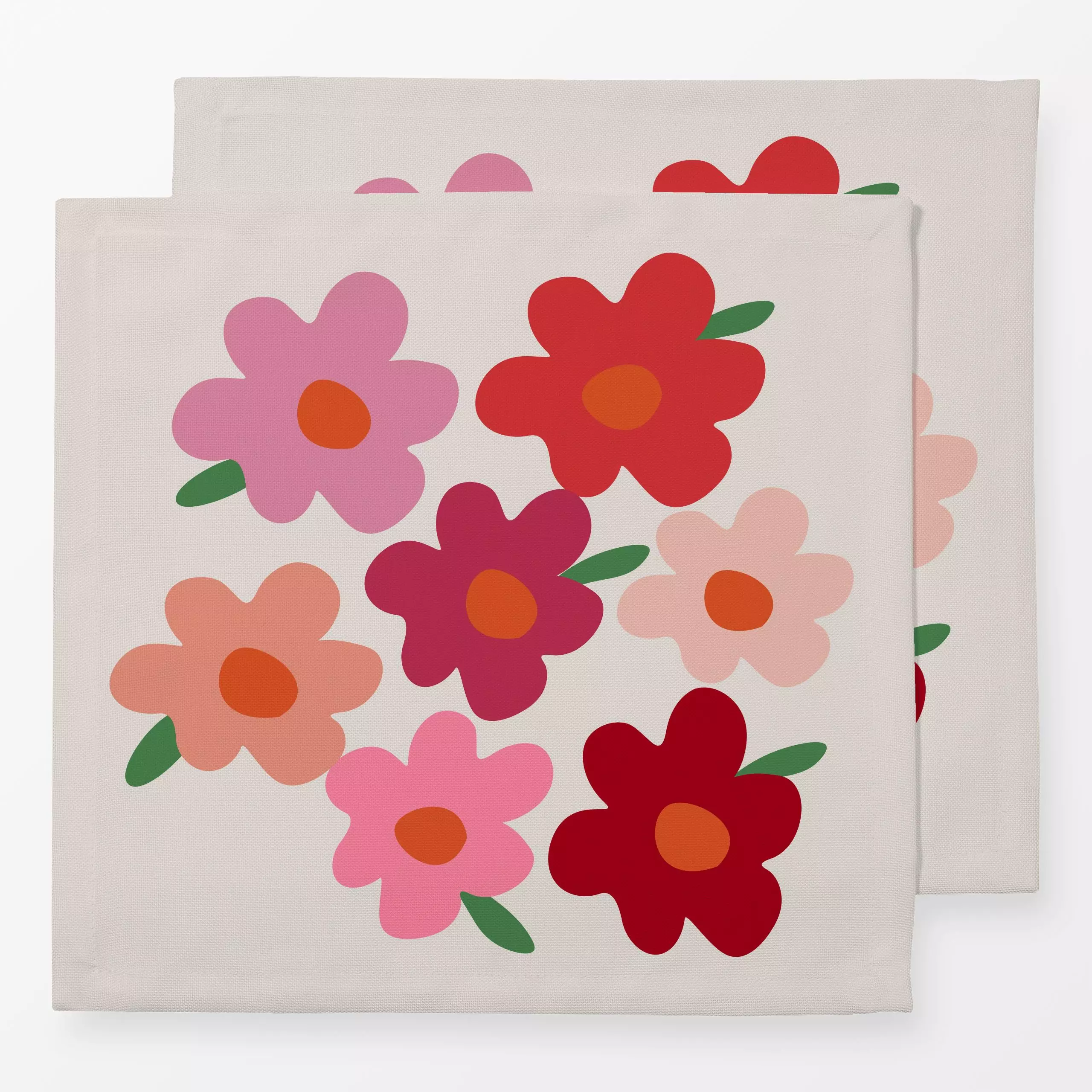 Servietten Frühlingsblumen Mischung - Blumen & Florales, Frühling, Ostern - von „Alisa Knöß"; skandinavisch, Wildblumen, Ost...