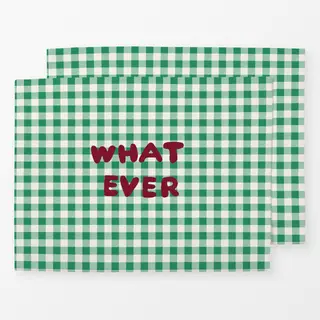 Tischset Picnic Typo Whatever