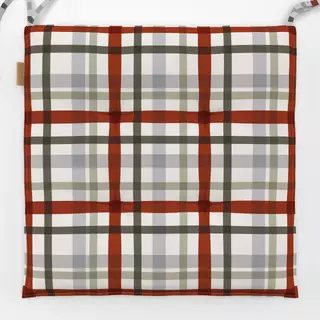 Sitzkissen Christmas Plaid