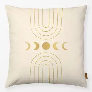 Kissen Gold Moon Phases