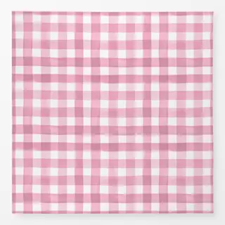 Tischdecke Karo Gingham Watercolor Pink