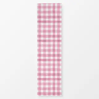 Tischläufer Karo Gingham Watercolor Pink