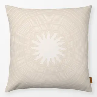 Kissen Sun Circle Waves beige