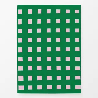 Geschirrtücher Checks Grün Rosa