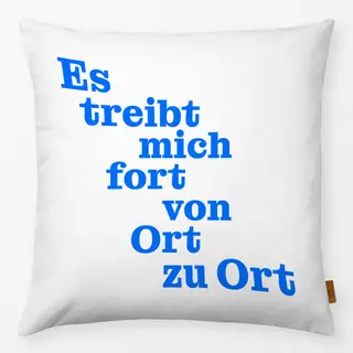 Kissen von Ort zu Ort (quadratisch)