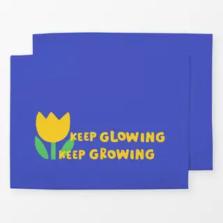 Tischset Weiter strahlen Tulpe