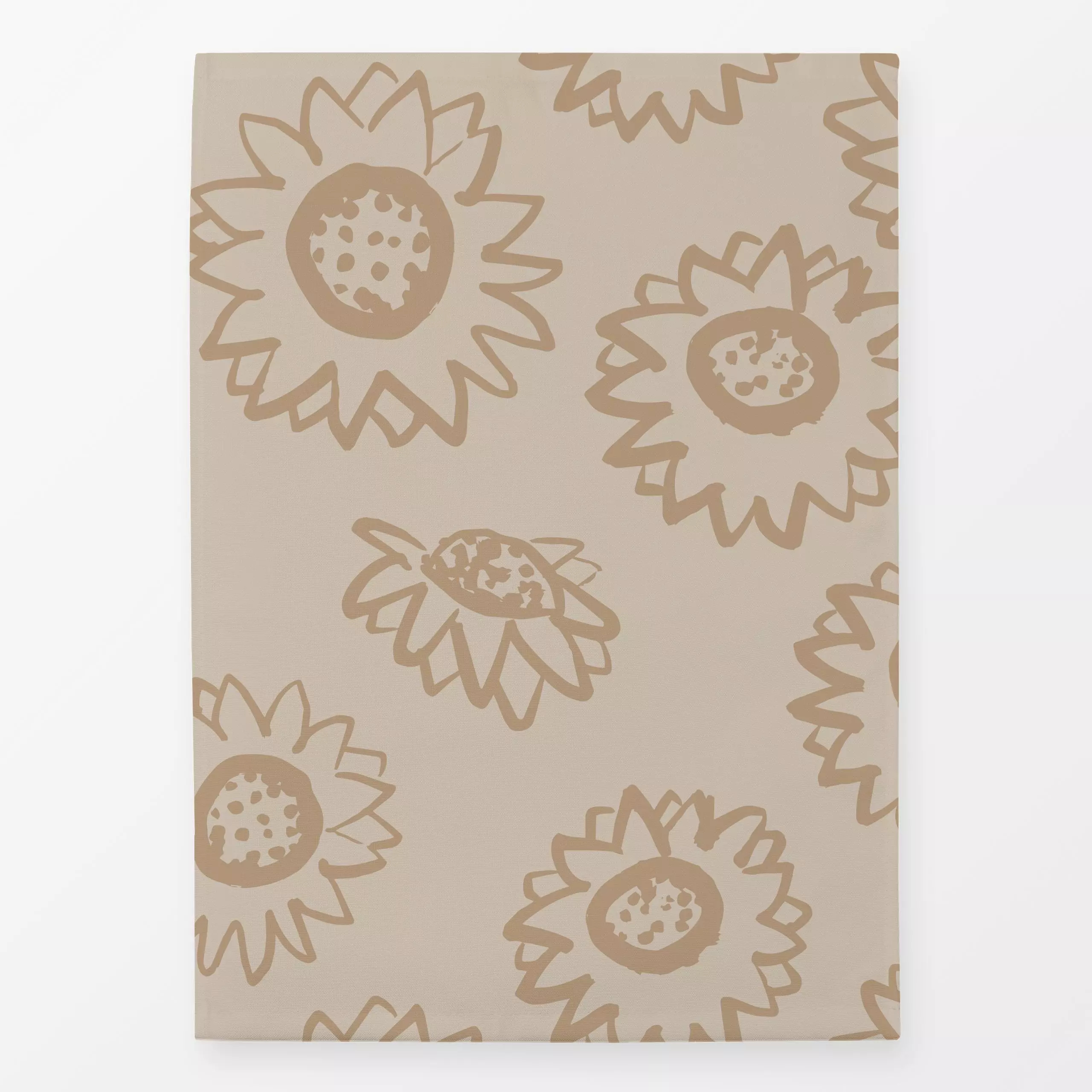 Geschirrtücher Sonnenblume Sand - Blumen & Florales - von „Kruth Design"; Sand, sonnenblumen, Herbst, landhaus, Herbstdeko, ...