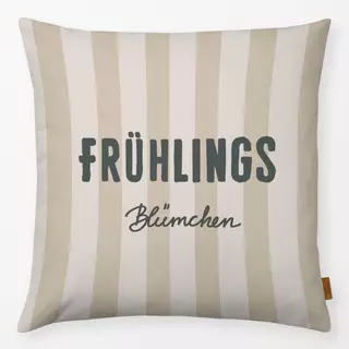 Kissen Frühlingsblümchen Beige