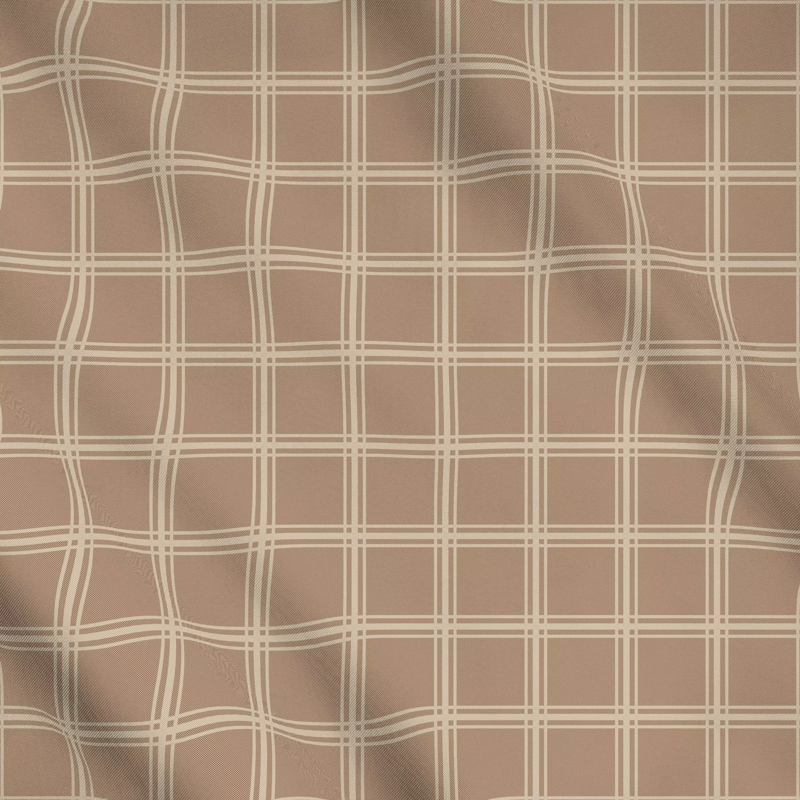 Meterware Winter Checks almond brown - Weihnachten, Winter, Symbole & Muster - von „Karen Menzenbach"; Muster, Weihnachten, ...