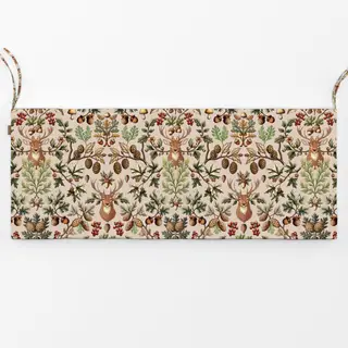 Bankauflage Woodland Wildlife Beige