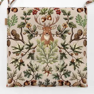 Sitzkissen Woodland Wildlife Beige