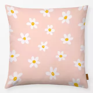 Kissen Gänseblümchen rosa
